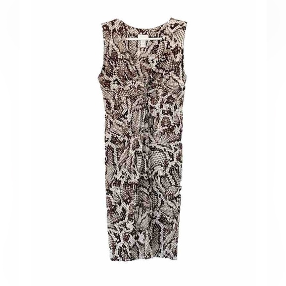 Chico's Dresses & Skirts - NWT CHICO’S dress size 0 (US S / 4) brown white Python Priscilla short